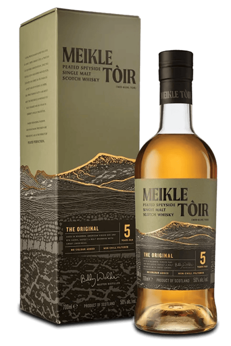 Meikle Toir The Original - 5 Year Old - Peated Speyside - Single Malt Scotch Whisky